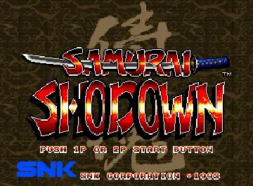 Samurai Shodown / Samurai Spirits-MAME 2003